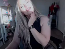 Istantanea erotica dello splendido corpo della webcam babe Ninaxnina